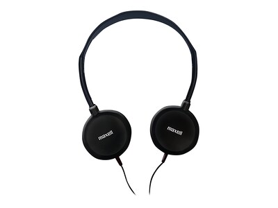Maxell HP 200 Headphones, Black (190318)