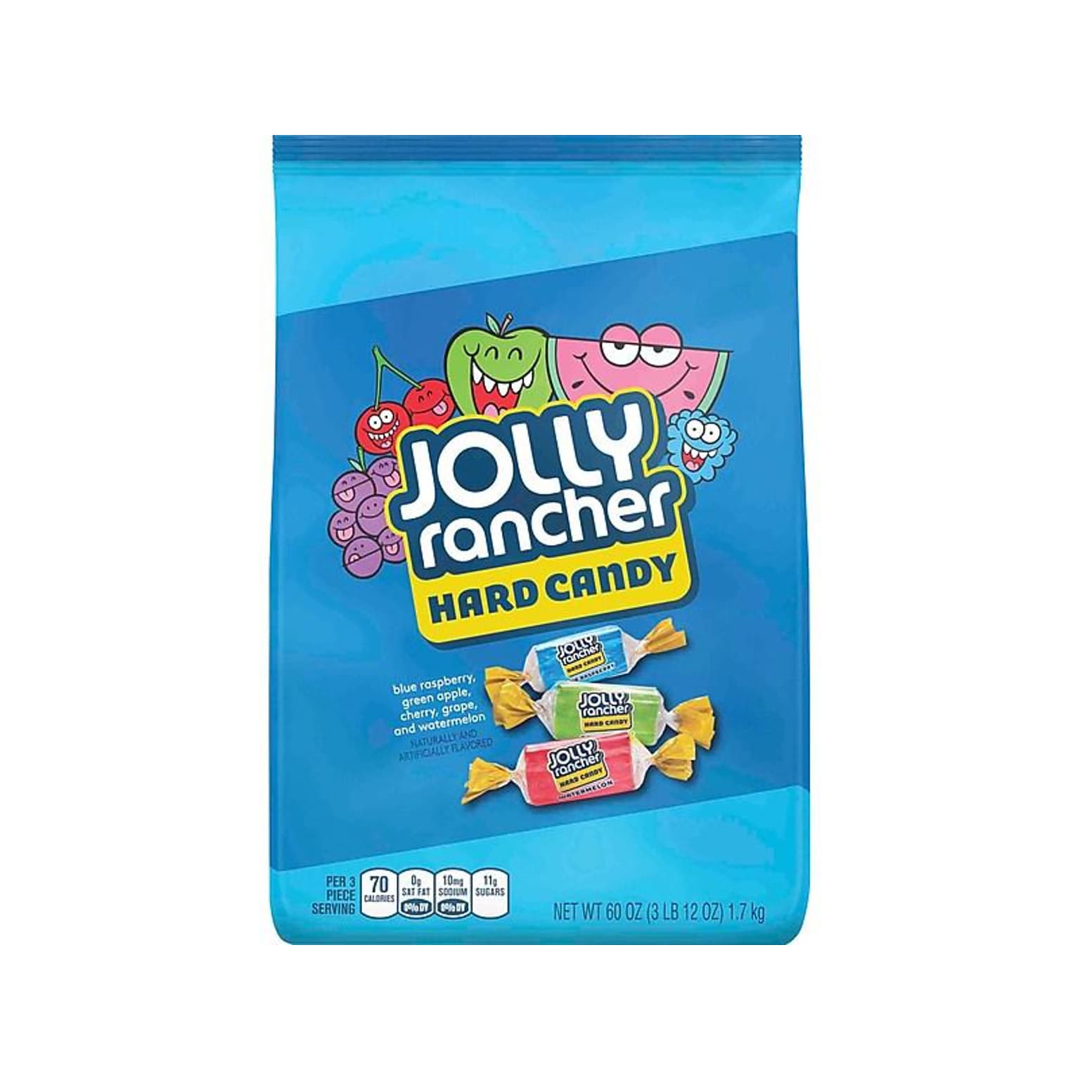 Jolly Rancher Hard Candy, Assorted Flavors, 80 oz., (HEC15680)