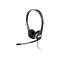 Cyber Acoustics AC Computer Headset, Over-the-Head, Black (AC-204)