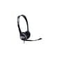 Cyber Acoustics AC Computer Headset, Over-the-Head, Black (AC-204)