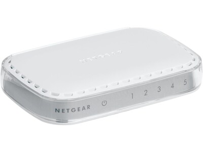 Netgear SOHO 5-Port Gigabit Ethernet Unmanaged Switch, White (GS605NA)