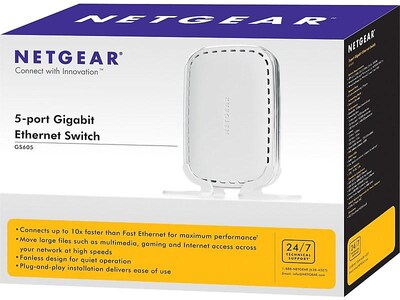  NETGEAR 5-Port Gigabit Ethernet Unmanaged Switch