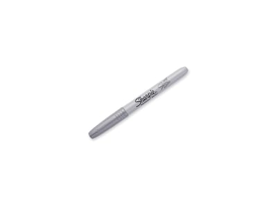 Sharpie Permanent Marker, Fine Tip, Metallic Silver, 36/Pack (9597)