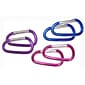 Inkology 2.25"W Carabiner Clips, Assorted Colors, 6/Set (147-8)