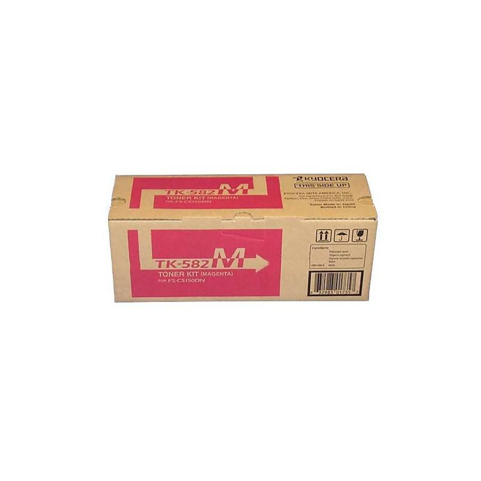 Kyocera TK-582 Magenta High Yield Toner Cartridge (4427-295)