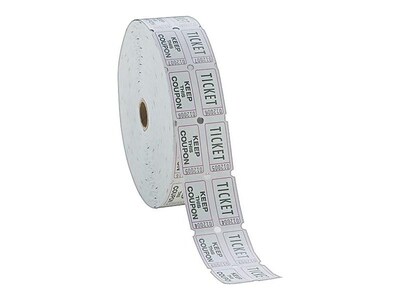 PM Company Numbered Double Tickets, 2000/Roll (PMC59005)