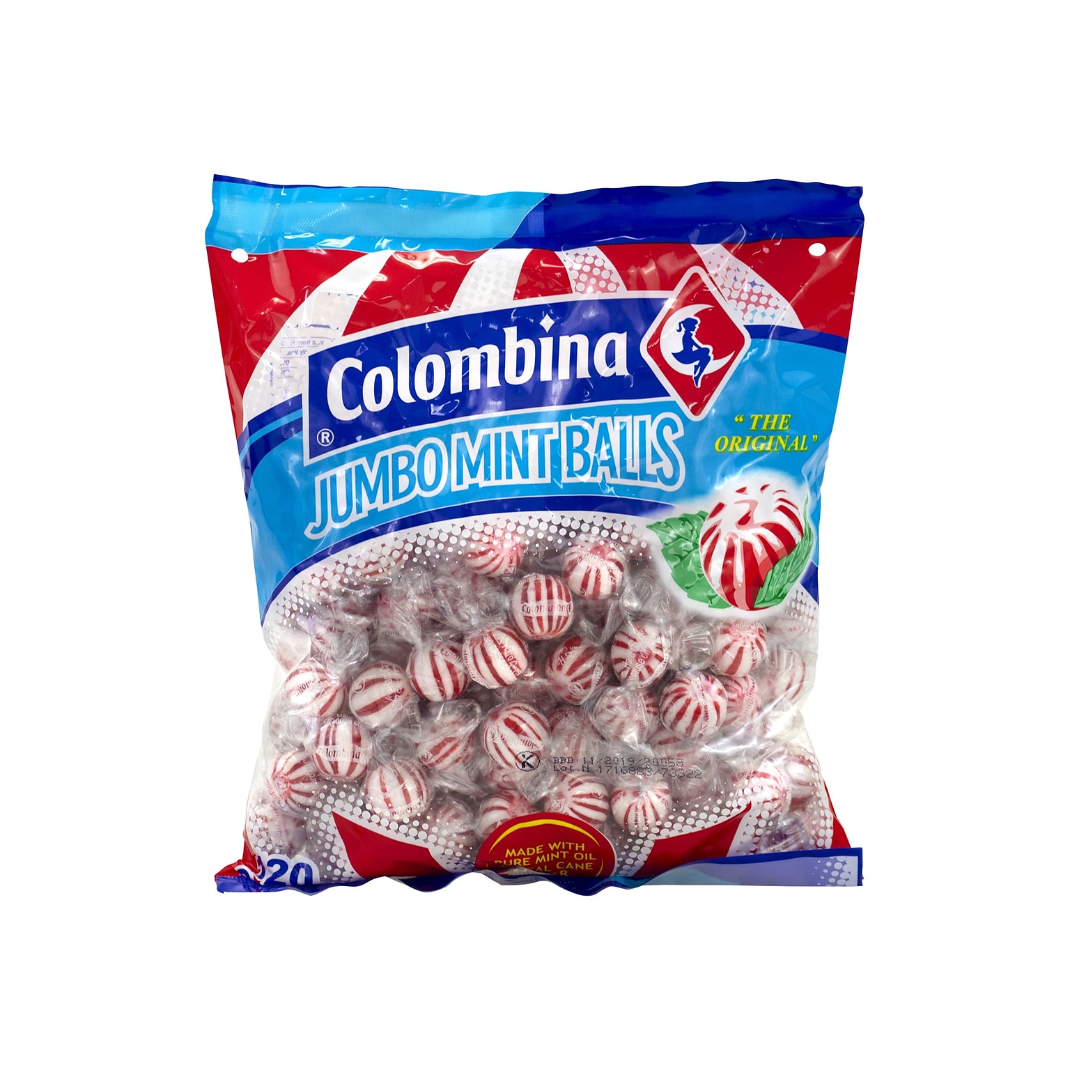 Colombina Jumbo Mint Balls, Peppermint (209-00021)