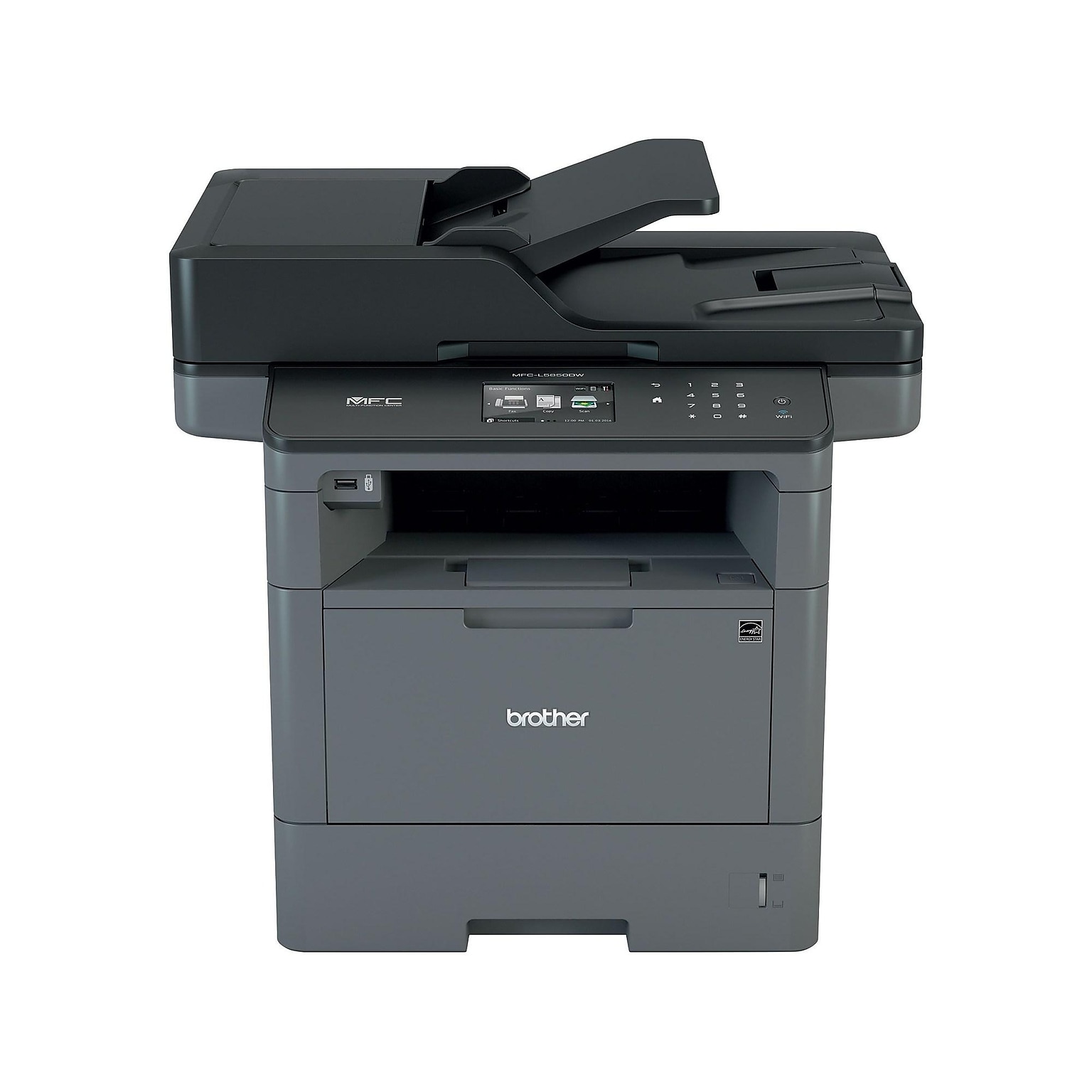 Brother MFC-L5850DW USB, Wireless, Network Ready Black & White Laser All-In-One Printer, Refurbished
