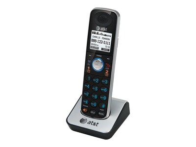 AT&T TL86009 2-Line Cordless Expansion Phone for TL86109, Silver/Black