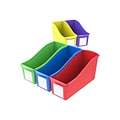 Storex Storage Bins, Assorted Colors, 5/Carton (70105U06C)