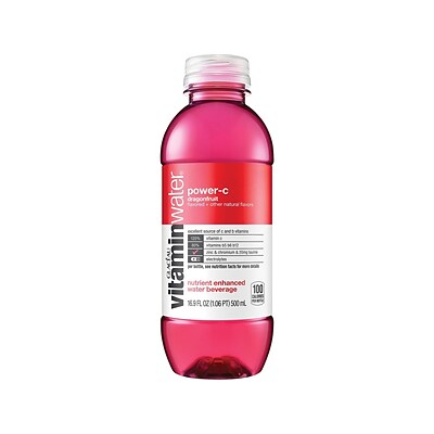 Glaceau water Power-C Dragonfruit Liquid Sports Drink 16.9 Fl. Oz., 24/Carton (00786162003553)