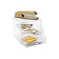 interDesign 3 Drawers Desktop Storage, Clear (35300)