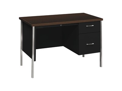 HON 34000 Series 45 Pedestal Desk, Mocha (H34002R)