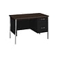 HON 34000 Series 45" Pedestal Desk, Mocha (H34002R)