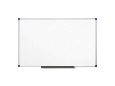 Bi-Office Maya Lacquered Steel Dry-Erase Whiteboard, Aluminum Frame, 8 x 4 (MA2107170)