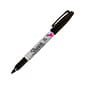 Sharpie Pink Ribbon Permanent Markers, Fine Tip, Black, 36/Pack (1801745)