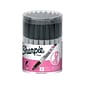 Sharpie Pink Ribbon Permanent Markers, Fine Tip, Black, 36/Pack (1801745)