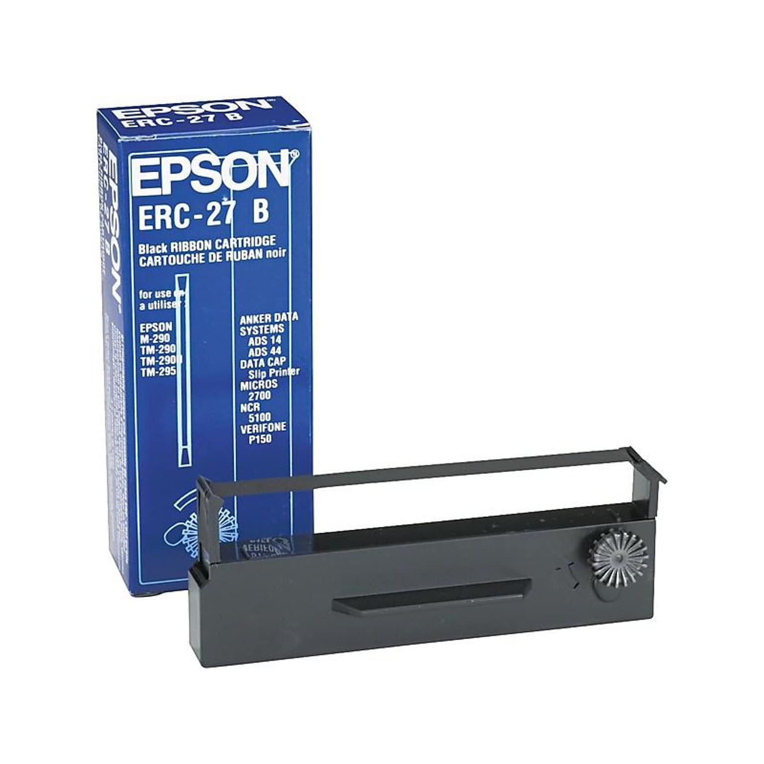 Epson Black Print Ribbon, Each (ERC27B)