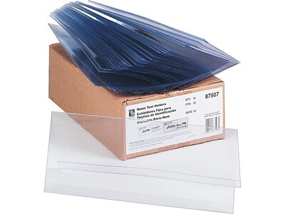 C-Line Sign Holder, 4.25 x 11, Horizontal, Clear Plastic, 25/Box (87507)