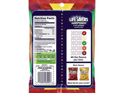 LifeSavers 5 Flavors Hard Candy, Assorted Flavors, 6.25 oz. (NFG885011)