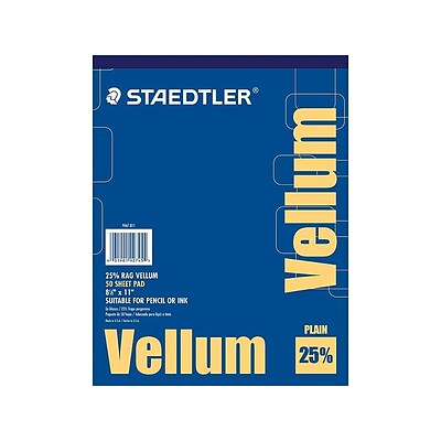 Staedtler Tracing Paper, White, 50/Pack (946 811)