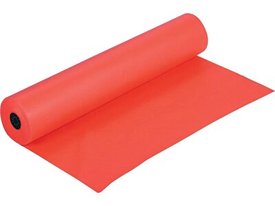 Rainbow Duo-Finish Paper Roll, 36W x 1000L, Orange (0063100)