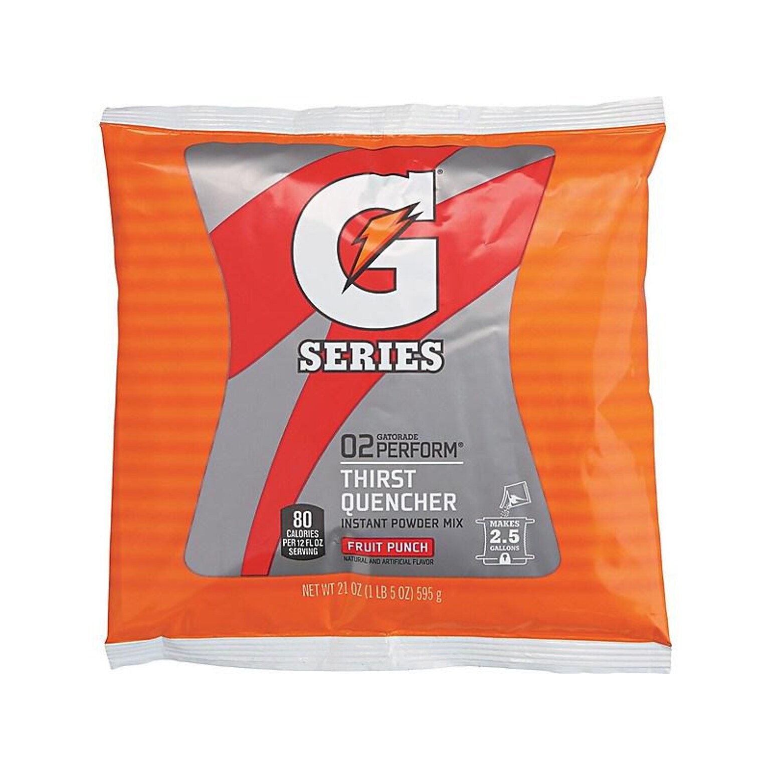 Gatorade Thirst Quencher Fruit Punch Powder Sports Drink, 21 Oz., 32/Carton (33691)