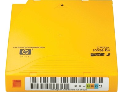 HPE LTO-3 Ultrium C7973A Data Cartridge, Gold