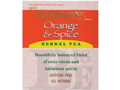 Bigelow Herbal Tea Bags, 28/Box (RCB00398)