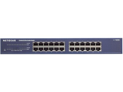 NETGEAR 24-Port Gigabit Ethernet Unmanaged Switch, Plug-and-Play (JGS524NA)