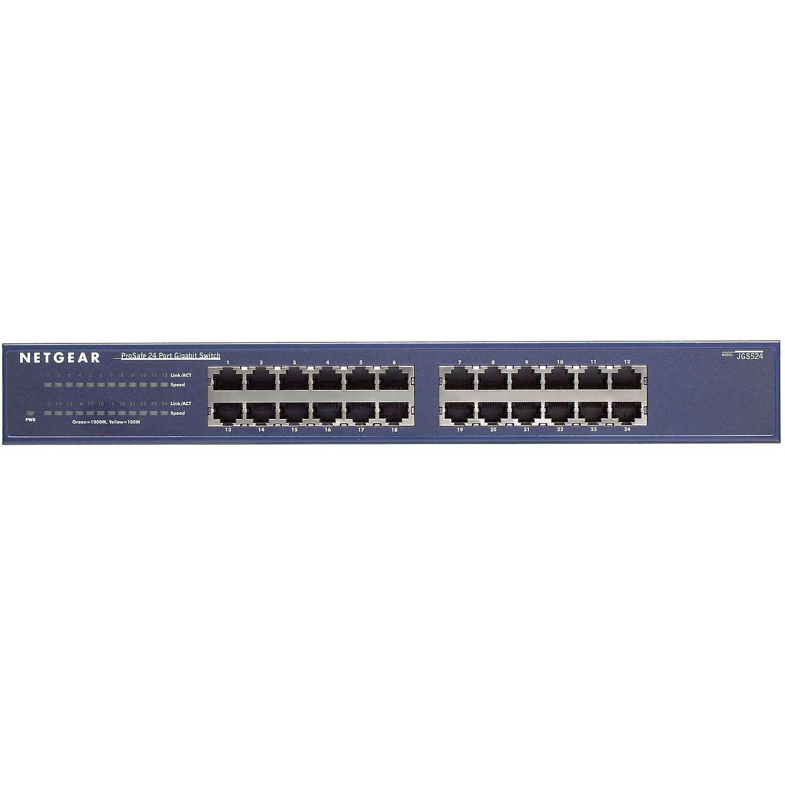 NETGEAR 24-Port Gigabit Ethernet Unmanaged Switch, Plug-and-Play (JGS524NA)