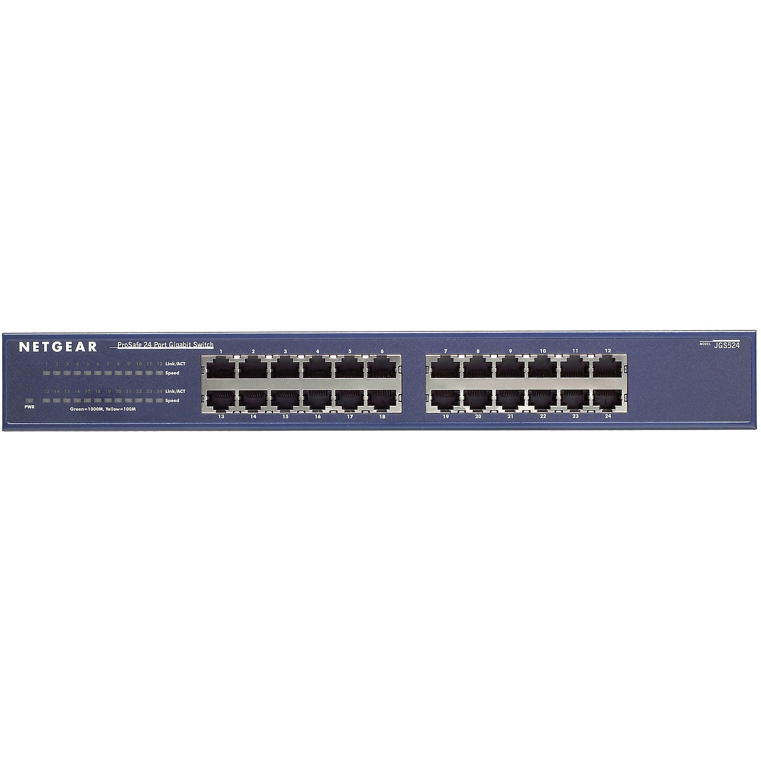 NETGEAR 24-Port Gigabit Ethernet Unmanaged Switch, Plug-and-Play (JGS524NA)