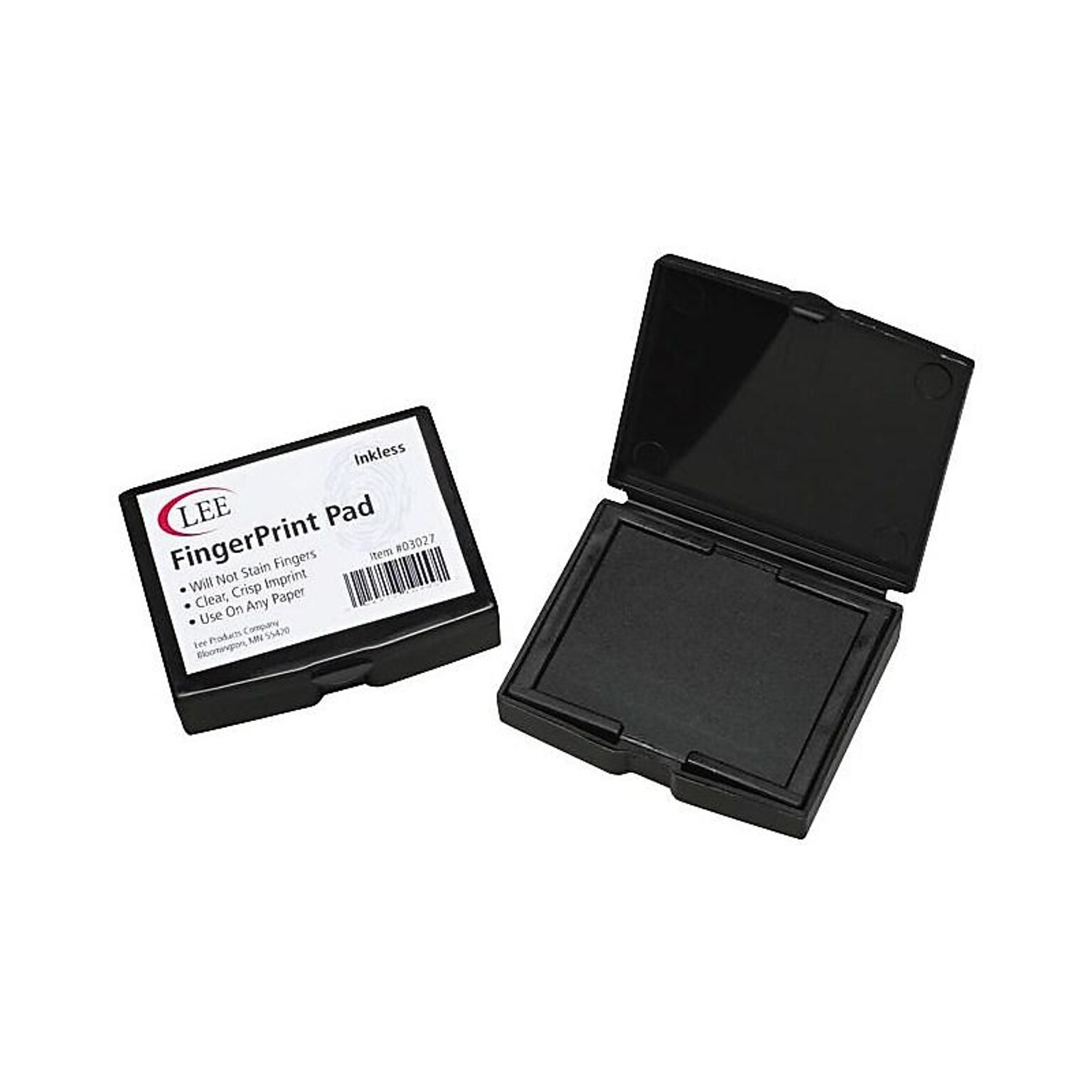 Lee Fingerprint Pads, Black Ink (03027)