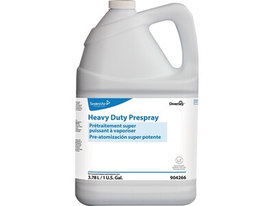 Diversey Heavy Duty Prespray Carpet Cleaner Liquid, 128 Fl. Oz. 4/Carton (904266)