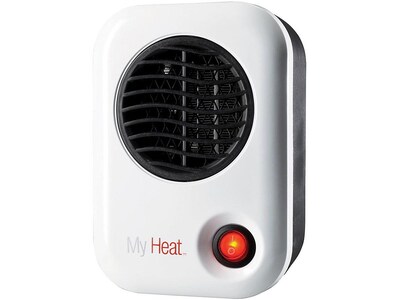 Lasko MyHeat 200-Watt Electric Heater, White/Black (101)