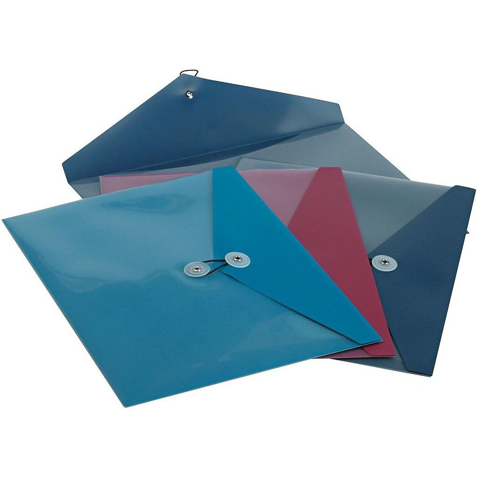 Pendaflex Elastic Catalog Envelopes, 9.25 x 12, Assorted Colors, 4/Pack (PFX90016)