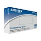 Ambitex V5101 Series Latex Free Clear Vinyl Gloves, Medium, 100/Box (VMD5101)