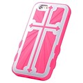 Insten Hard Dual Layer Silicone Case For iPhone 6S 6 4.7 - White/Hot Pink