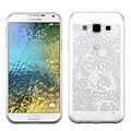 Insten Four-leaf Clover Gel Case For Samsung Galaxy E5 - White