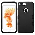 Insten Tuff 3-Piece Style Shockproof Soft TPU Hard Hybrid Cover Case For iPhone 7 Plus - Black