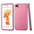Insten 3-Layer Soft Silicone Hard Plastic Hybrid Case For Apple iPhone 7 Plus/ 8 Plus, Pink/Gray
