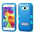 Insten Hard Dual Layer Silicone Cover Case w/stand For Samsung Galaxy Core Prime - Blue/Teal