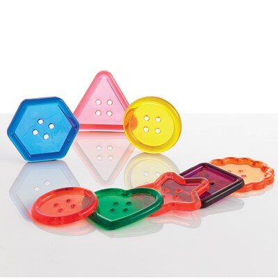 Learning Advantage Transparent Large Buttons - Mini Jar, 2 Sets (CTU13833BN)