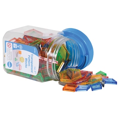 Learning Advantage Transparent Pattern Blocks - Mini Jar, 2 Sets (CTU22108BN)