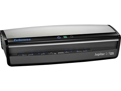 Fellowes Jupiter 2 125 Thermal & Cold Laminator, 12.5 Width, Black/Silver (5734101)