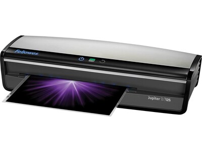 Fellowes Jupiter 2 125 Thermal & Cold Laminator, 12.5" Width, Black/Silver (5734101)