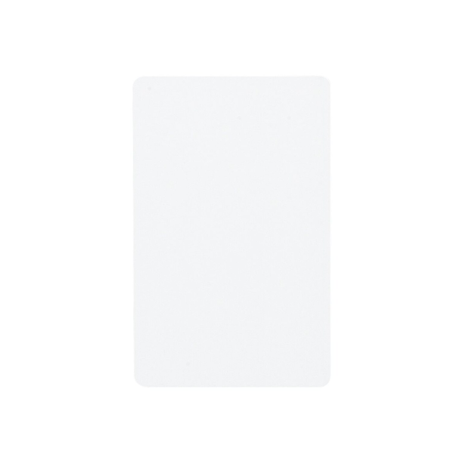 IDville Plastic ID Card, White, 100/Pack (1362834WT31)