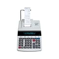 Canon MP27DII 8707B001AA 12-Digit Desktop Printing Calculator, Gray