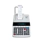 Canon MP27DII 8707B001AA 12-Digit Desktop Printing Calculator, Gray