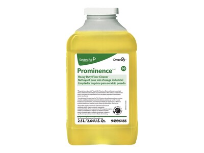 Prominence 66 Hard Floor Cleaner for Diversey J-Fill, Citrus, 2.5 L, 2/Carton (94996466)
